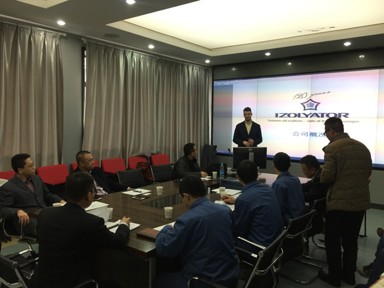 Presentation of Izolyator at China XD Group plant in Xian